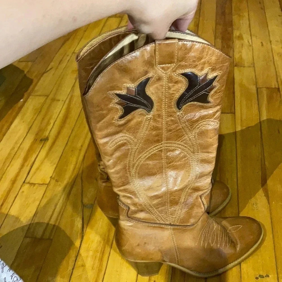 Call It Spring Shoes - Genuine lesther western festival  cowboy boots